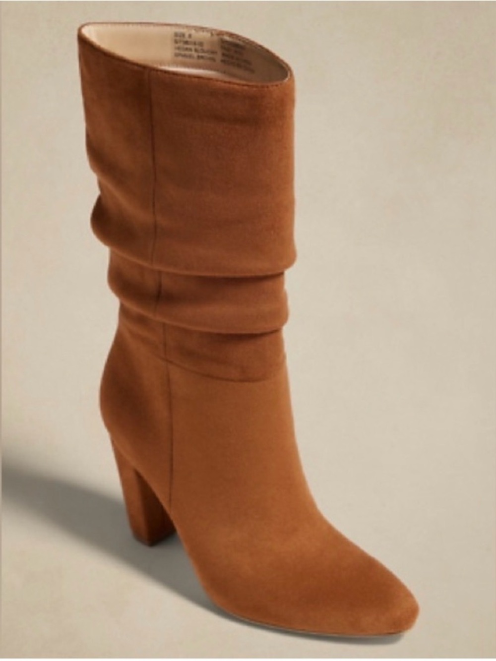 NWT BANANA REPUBLIC VEGAN SUEDE SLOUCHED BOOTS🔥